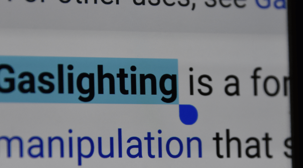 Gaslighting definition