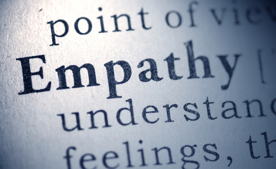 Definition of empathy, introducing an article about how humanism and empathy become right-wing religio-political devil terms