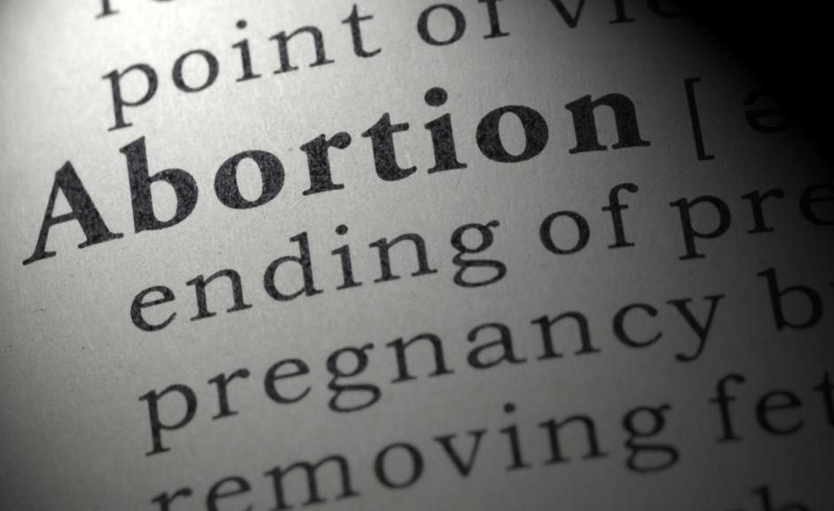 definition of abortion to introduce an article about abortion as a devil term