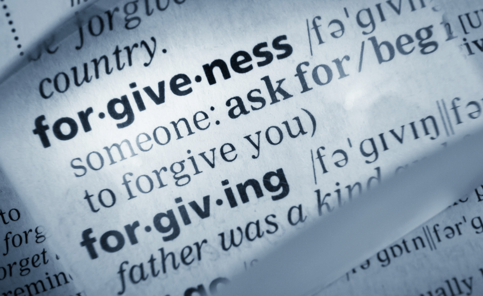 Definitions of forgiveness to introduce an article about the abuses of the term
